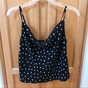 Nasty Gal heart cami top